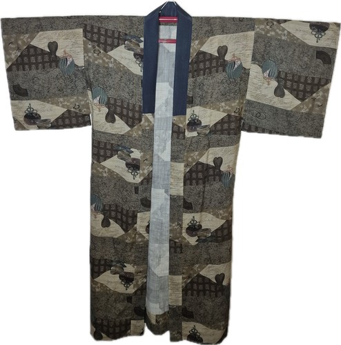 Men long haori kimono - long,