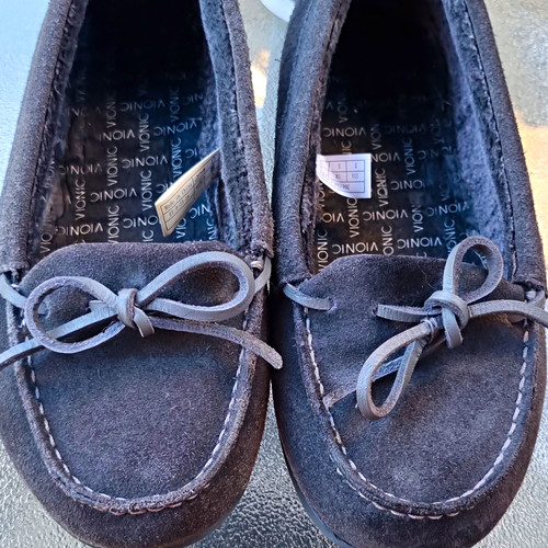 Vionic grey suede slip - grey, on