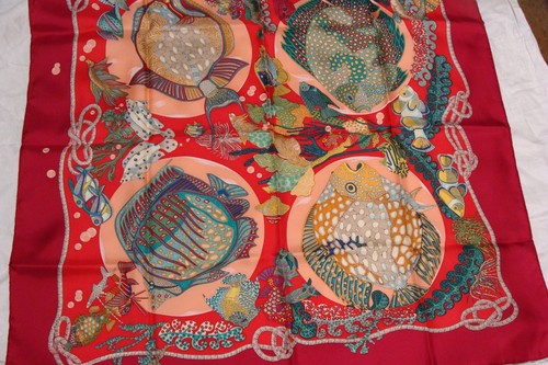 Hermes scarf grande fonds - grande,