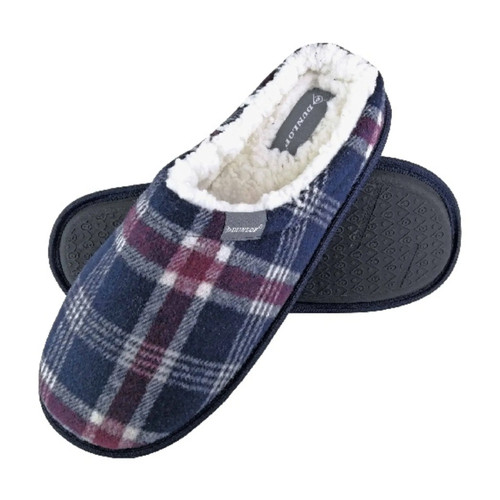Mens fleece lined mule - fleece,