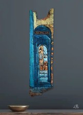 The Lady Close in Blue -