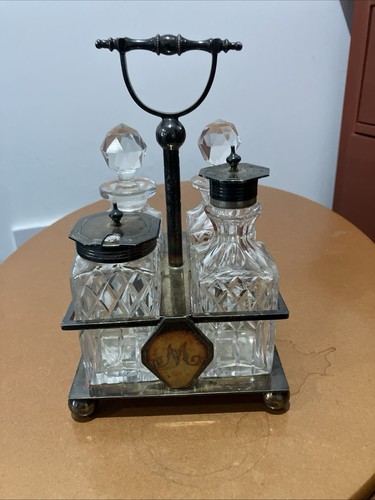 Silverplate cruet carrier - silverplate, &