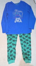 Boys 'Gamer' fleece pyjamas for 10-11  years  - good condition 