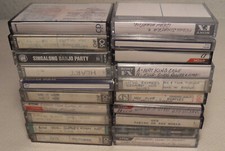 20 Used Blank Audio Cassette Tapes, various brands