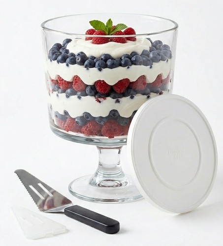Pampered chef trifle - chef, bowl