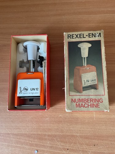 Rexel enm numbering machine - rexel-enm,