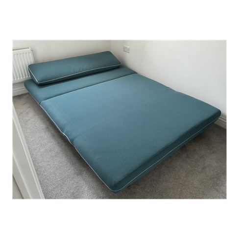Made blue convertible futon - blue,