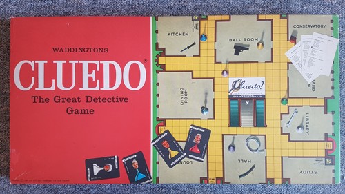 Vintage cluedo board - vintage,