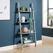 Ladder Shelving Unit Grey 4