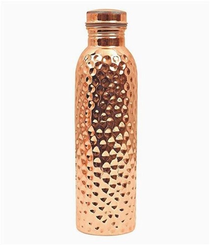 Pure copper water bottle ltr - water, 1