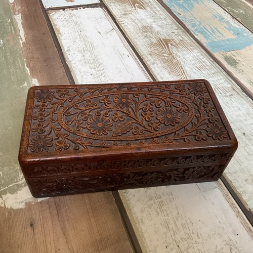 Vintage hand carved wooden - hand,