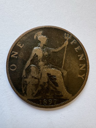 1897 victoria penny - penny, raised