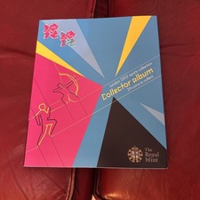 2012 - Olympics Full Set 29 Carded 50p Coins in  Collector Album  and completer 