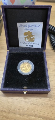 Cadbury the 1994 gold proof - the,