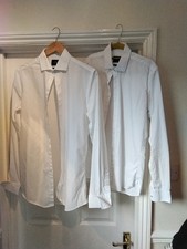 Moss Bros. Shirts X2 White