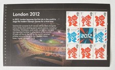 GB 2012 MNH OLYMPIC KEEPING THE FLAME ALIVE DEFINITIVE BOOKLET PANE 1 Ex DY5