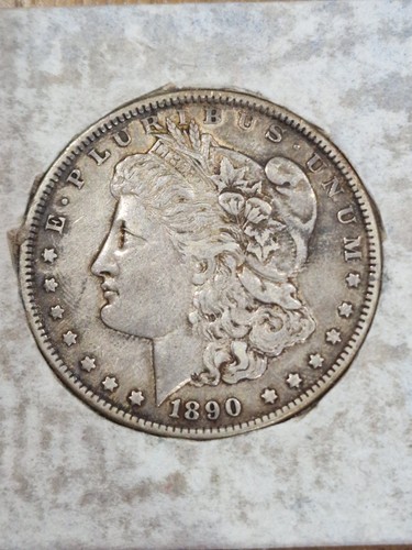 1890 morgan silver dollar - dollar,