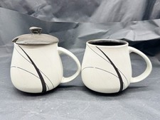 DENBY ENGLAND MUG WITH LID &