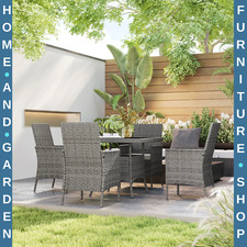 Dining Set 4 Seater Armchairs