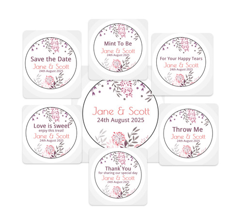 Floral custom wedding - floral, paper