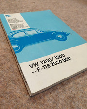 VW BEETLE 1200 / 1300 Original Genuine Parts Catalogue 1991 very good condition