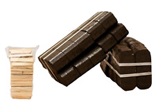 2 x 10kg Bales of LONG LASTING Irish Peat Briquettes + MASSIVE bag of Kindling