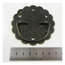 ANTIQUE BRASS PLATED 78mm PULL