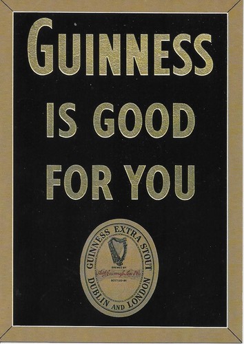Guinness repro poster - , postcard