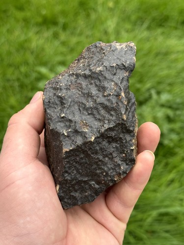 Meteorite fusion crust 918g - fusion,