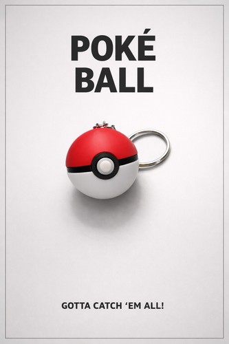 Pokémon pokeball keychain - pokémon,