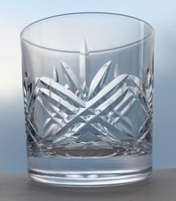 Beautiful THOMAS WEBB Crystal - LONDON - LARGE TUMBLER  Glass/ Glasses - SIGNED