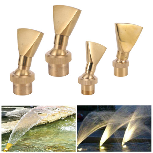 Brass fan fountain - fountain, nozzle