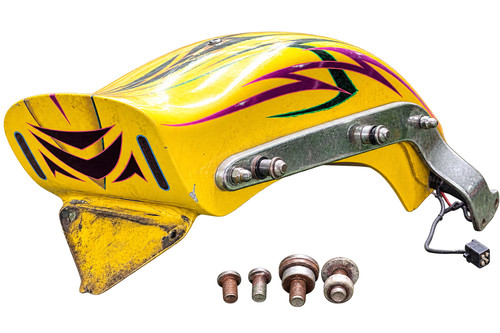 Harley softail custom - softail, yellow