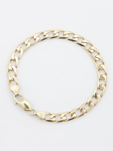 Gold curb link - gold,
