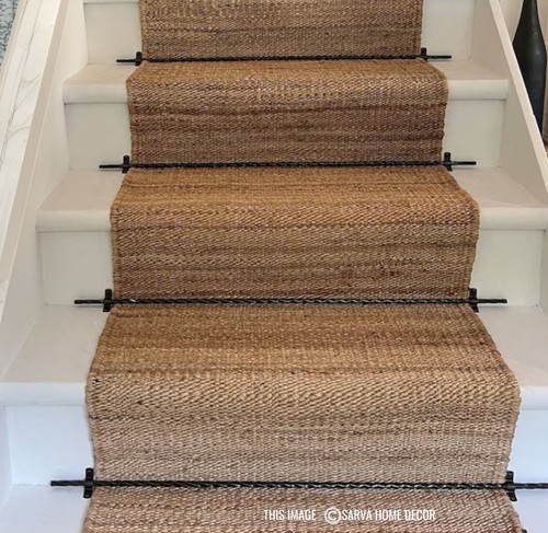 Natural jute staircase - natural,