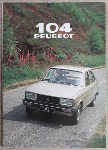 Peugeot 104 range - 104, brochure