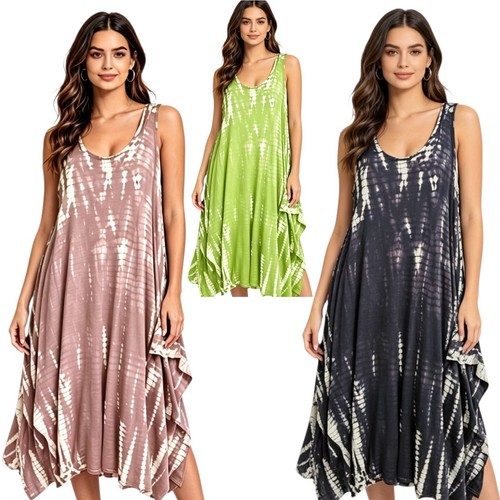 Women summer dress boho tie - summer,