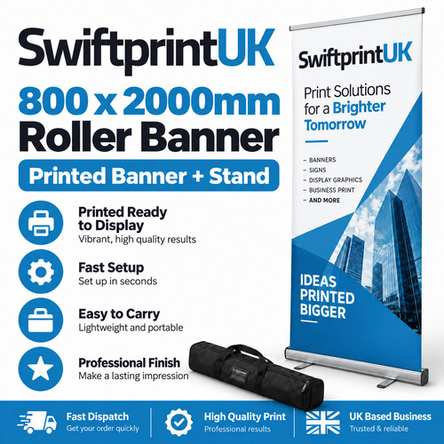 Roller banner printed your - banner,