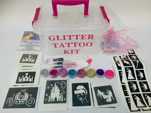 Glitter tattoo kit - glitter,