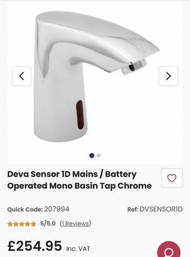 Deva sensor mains battery - sensor,