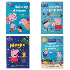Peppa Pig Sticker Activity Book - 4 Different Type Book 