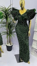 Women’s Emerald Green Beaded