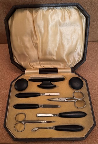 Victorian vintage ebony and