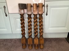 Set Of Antique Barley Twist Table Legs