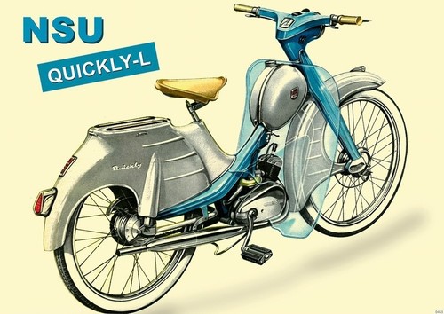 Nsu quickly mopeds - covers, all
