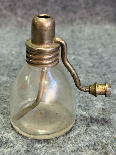 Vintage glass metal - &,