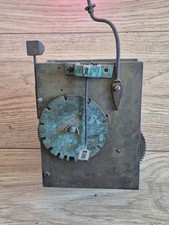 Antique Brass Longcase Clock Movement Bell Stand Hammer 30 Hr Parts 12x15cm T21