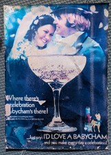 Original 1970s Babycham Poster