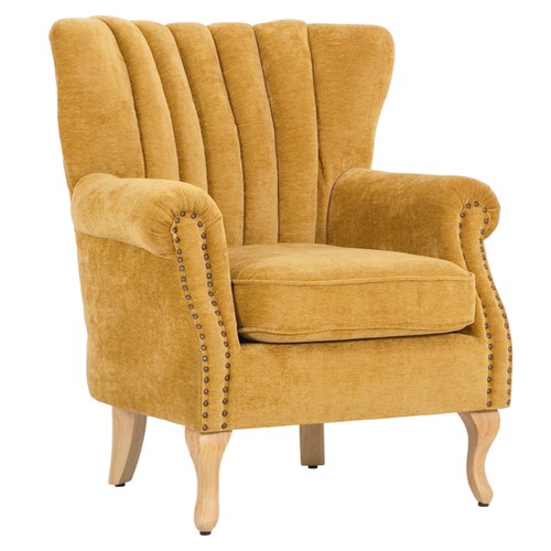 Chenille armchair accent - chenille, chair