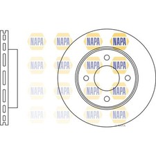 2x Brake Discs Vented Front